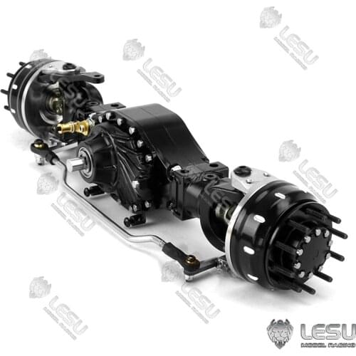 LESU Metal Front Wheel Reduction Axle Differential 1/14 RC Tractor Truck Tmy TH16477