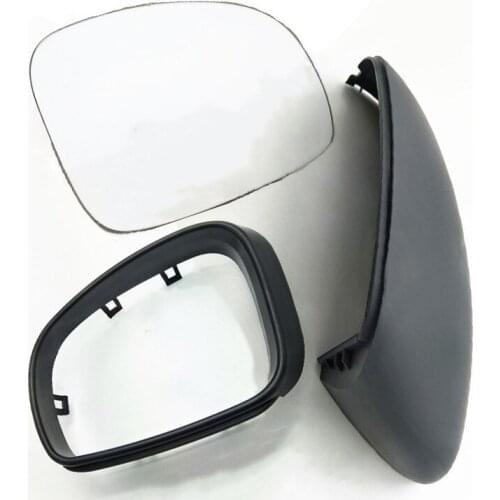 Lofty Richy For Skoda Fabia MK2 2007-2014 RearView Door Mirror Side Mirror Light Glass cover Frame Shell Parts