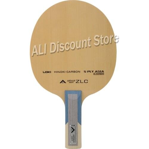 LOKI Arthur ASIA ZLC Table Tennis Blade Professional 5 Ply Hinoki Carbon Ping Pong Paddle Fast Attack Arc Table Tennis Bat
