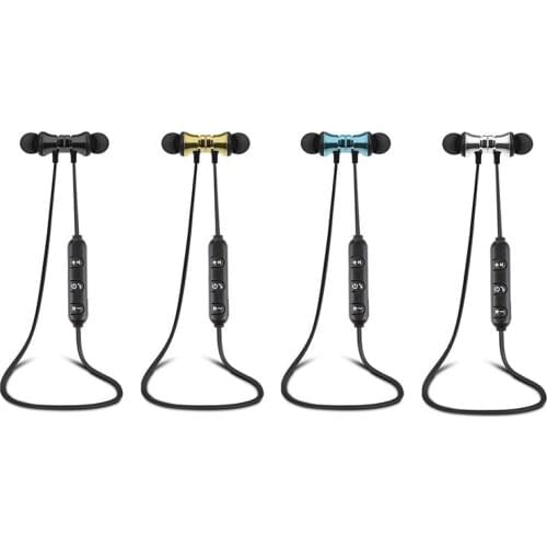 Kebidu Magnetic Earphone Bluetooth 4.2 Headset Sports Waterproof with Build-in Mic Charging Cable Earphone for iPhone X Samsung