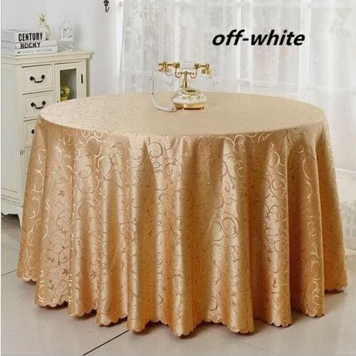 Marious Jacquard Tablecloths On The Table