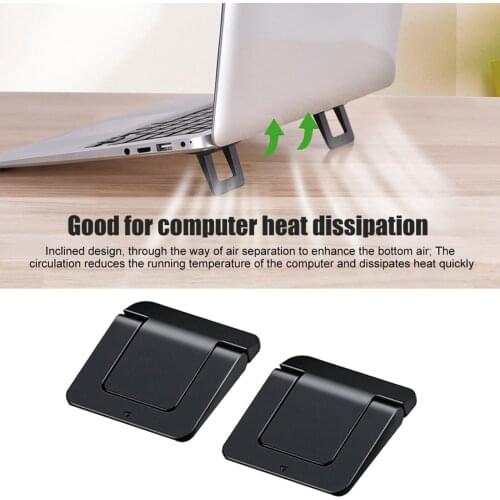 Mini Portable Invisible Laptop Holder Stand Foldable Holder Accessories For Notebook 12-17 inches