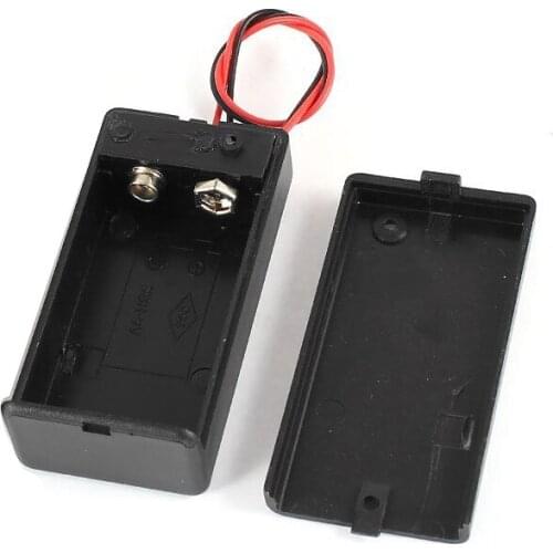 Brand New 3 Pcs Two Wire Lead On/Off Switch 1 x 9V Battery Cell Case Holder