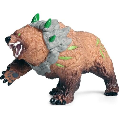 Cave Bear Animal Figure Collectible Toys Wild Animal Cognition Action Figures Kids Plastic Cement Toys