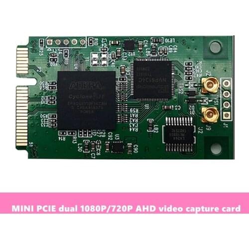 MINI PCIE Dual 1080P/720P AHD Video Capture Card Free WIN SDK Support WINDOWS SDK Driver Development