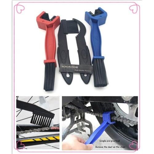Motorcycle bike Chain Gear Dirt Remover Scrubber Cleaner Brush Tools For Aprilia MANA MODEL RST1000 FUTURA RSV MILLE R