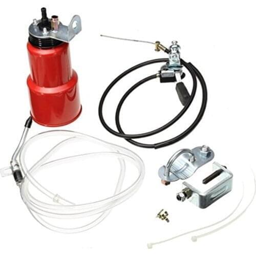 Motorcycle Chain Lubricator Oiler Maintenance Set Motorbike Lubricant Grease Lub Parts & Accessories