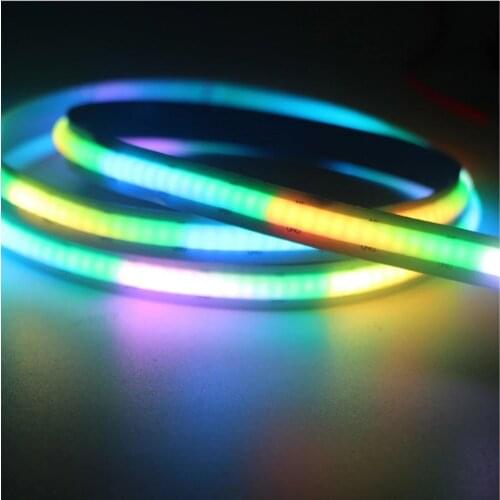 DC 5V 0.5m/1m WS2812B Smart RGB LED Strip WS2812 Individually Addressable COB FOB LED TAPE string Light 332Leds Not Waterproof