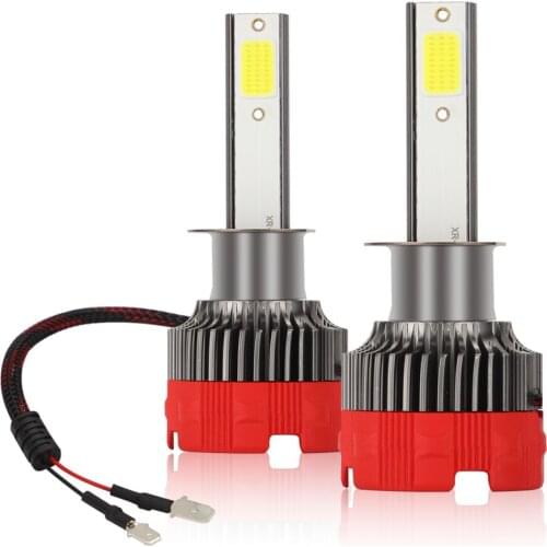 Integrated Car Lights Led Headlight Bulbs Auto Headlights 2pcs 6000K Cool White EV18 Bright IP65 Waterproof Driving Lamp
