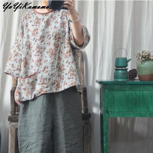 Блузки с принтом YoYiKamomo China At AliExpress