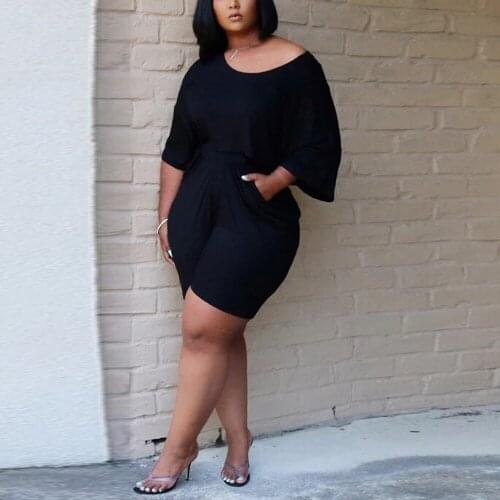 Women Loose Fashion Pants Sets Solid Blouse & Trousers Large 4XL 5XL Daily Wear High Street Outfits 2 Pieces Matching Sets New