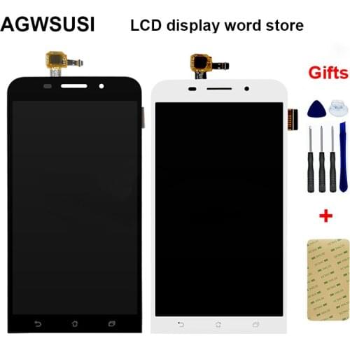 For Asus Zenfone Max ZC550KL ZenFone 5000 Z010D LCD Display Monitor Module + Touch Screen Digitizer Sensor Panel Assembly Frame
