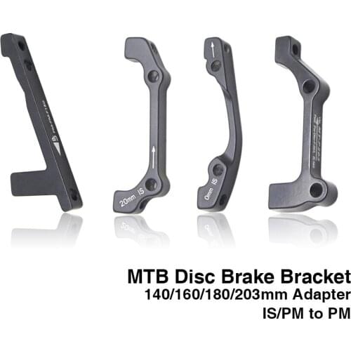 ZTTO MTB Disc Brake Mount Adapter Bracket IS PM To PM Ring Screws Bolts Spacer Washer Seat For 140 160 180 203mm Rotor