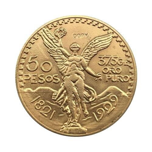 1929 Mexico 50 Pesos coins COPY 37mm