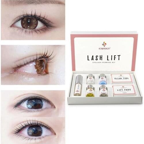 7pcs/set Curling Nutritious Eyelash Perm Kits Eye Lashes Lifting Tool Set for Salon Personal Use