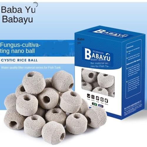Aquarium Filter Material Fish Tank Nano Ball Aquarium Filter Stone Accessories Gift Net Bagaquarium accessories ceramic ring