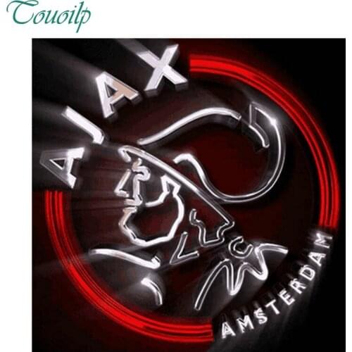 Diy diamond embroidery Football badge AJAX 5d full rhinestones pasted diamond painting cross stitch kits mosaic Old man picture