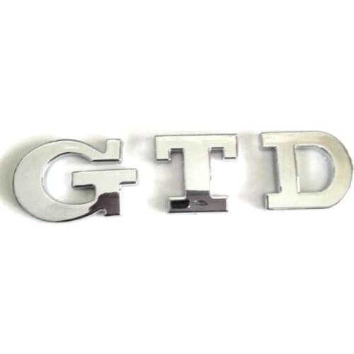 ABS Plastic Small Size 2.2cm height GTD Car Stickers Emblems Badges Logos