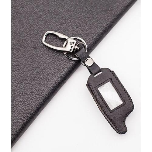 A9 99% Praise leather car key case key cover for StarLine A6 A9 A8 LCD remote control protector two-way car alarm accessories