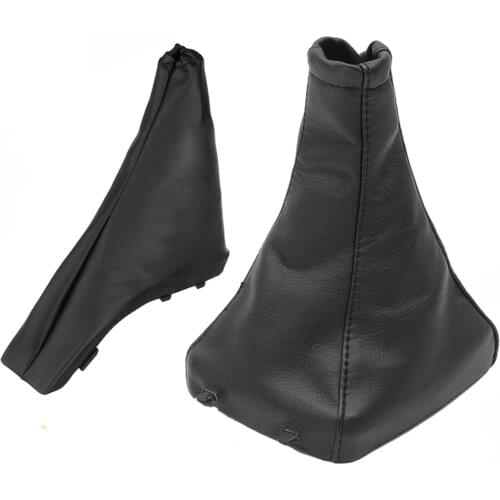 Pu Leather Handbrake Gear Shift Stick Boot Gaiter Cover For Opel Astra G 98-04 For Opel/Vauxhall Astra G 1998-2004