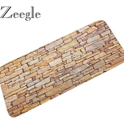 Long Kitchen Mat Bath Carpet Floor Mat Entrance Doormat Anti-slip Absorbent Bedroom Living Room Floor Mats Modern Kitchen Rug