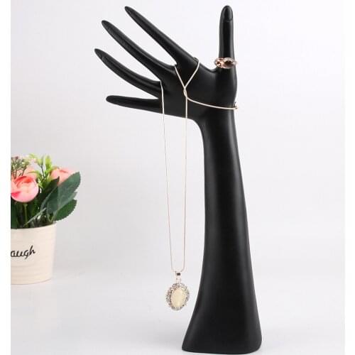 Mannequin Hand Finger Jewelry Chain Ring Bracelet Display Stand Holder Resin Ring Display Stand Rack for Jewelry Organization