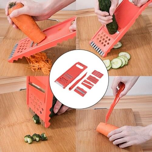 Multifunctional Manual Veggie Chopper Set Grater Slicer Durable Handheld Potatoes Grater Mini Vegetable Cutter Home Tool