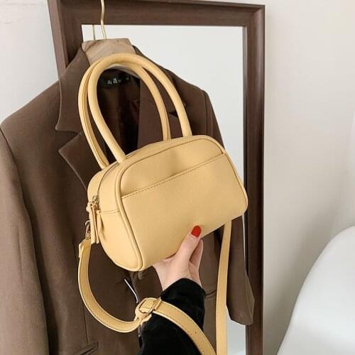 MJ Fashion Women Handbag Small Box Shaped Tote Bags PU Leather 2021 New Female Crossbody Shoulder Bag Luxury Handbags