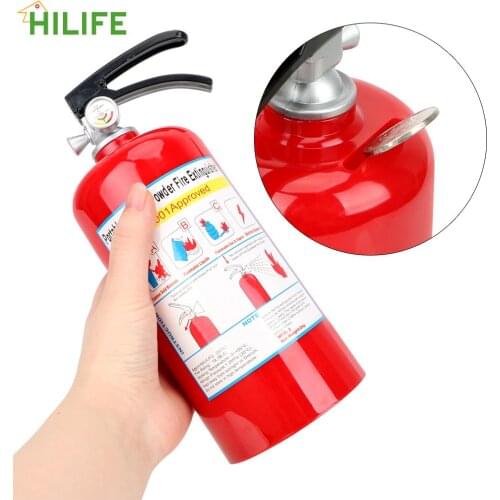 Fire Extinguisher Money Boxes Home Decor Creative Coin Piggy Banks Money Saving Box Plastic Birthday Gift for Kids