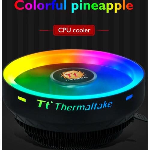 Cooling CPU Cooler Fan Silent 12V RGB LED Lighting Effect PC Cooler Heatsink for Intel LGA115X AMD FM2 FM2+ AM3+ CPU Cooling Fan