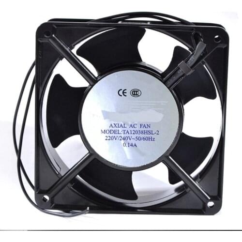 AC Axial Fan Copper Coil TA12038 Industrial Welder Cooling Fan 110V 220V 380V Brushless fan