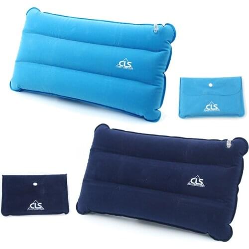 Portable Outdoor Square Inflatable Pillow Leisure Camping Sleeping Pillow Folding Portable Travel Neck Pillow Cushion Air Pillow