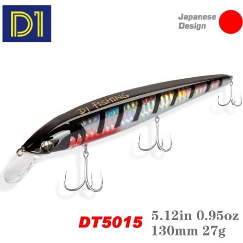 D1 130 Minnow Lures Sinking 27g Sea Fishing Hard Baits Depth 40-70cm Long Casting Jerkbaits 2021 Fishing Tackle