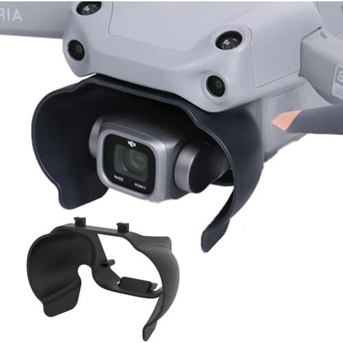 Sunnylife Lens Hood Gimbal Camera Protector Cover Sunshade Black For DJI Air 2S/Mavic Air 2 Lens Hood Protective Case Accessorie