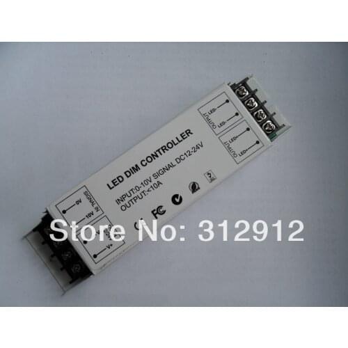 0-10V LED decoder;DC12-24V input;10A*1CH output;0-10V signal input