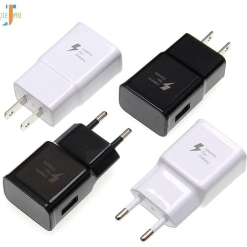 100pcs/lot Universal Fast USB Charger EU US Plug Travel Wall Mobile Phone Charger Adapter for Samsung Galaxy S7 S6 Note4 5