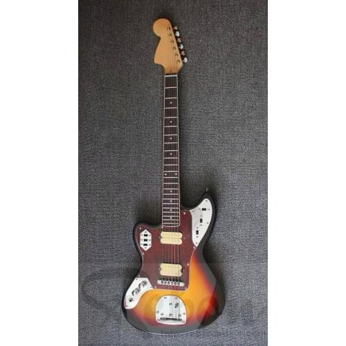 Weifang Rebon 6 string HH pickup left hand electric guitar in sunburst colour