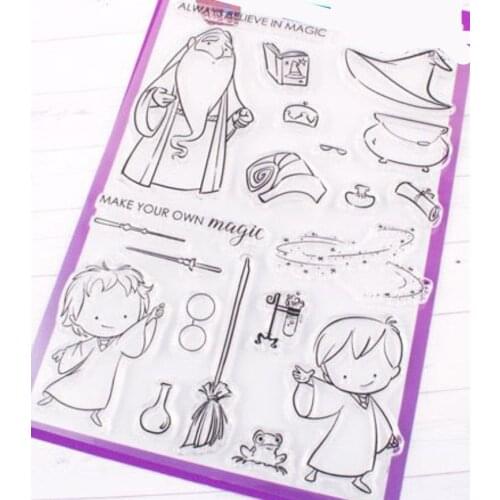 Magical Transparent Clear Silicone Rubber Stamp Seal DIY Scrapbooking photo Album A0778