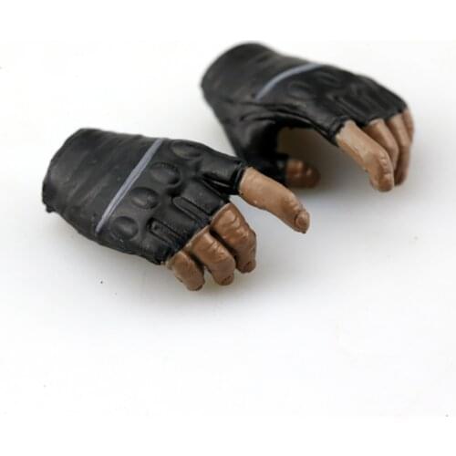 1/6 Scale World War II US Army Racer Motorcycle Glove Hand Model Fits 12-inch Action Figure Body Doll Hand Accessories In Stock