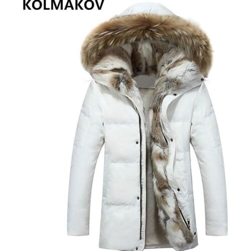 2020 winter down coats mens thicken Parka Jacket fluff lining overcoat hat detachable Parkas plus size S-5XL warm outwear male