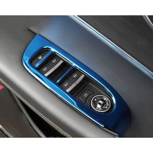 Car Door Window Lifter Switch Control Panel Cover Decoration for Chery Tiggo 8 Pro 2021 2022 Interior Accessories Auto Styling
