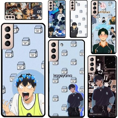 Kageyama tobio Haikyuu Anime Case For Samsung Galaxy S21 Ultra S20 FE S8 S9 S10 Plus Note 10 Note 20 Ultra Back Cover