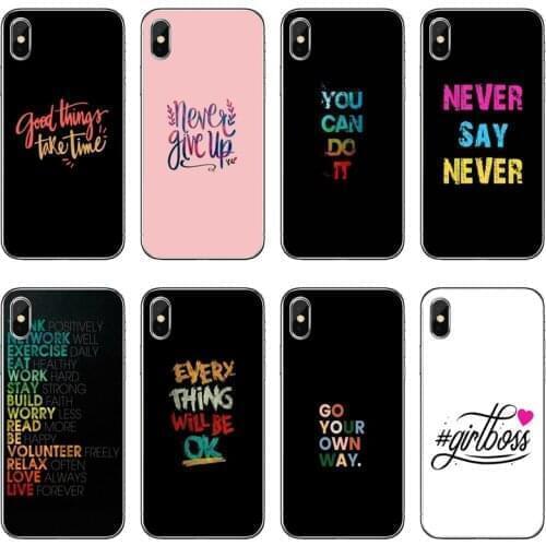 Simple English Word motivation Phrase Phone Case For Huawei Honor 20 10i 9X 10 Lite 8S 8C 8X 7C 7X 7A 6C Pro 6 6A 6X 5C V10