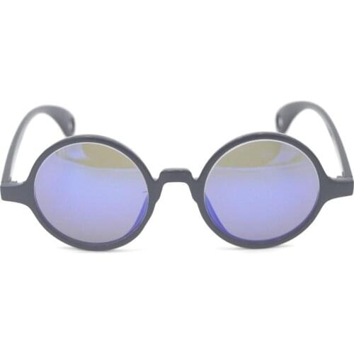 Black Round Frame Heart Diffraction glasses