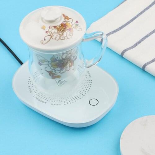 Electric Coffee Mug Warmer Plate Constant Temperature Heating Base Gravity Induction Switch Heating Coaster