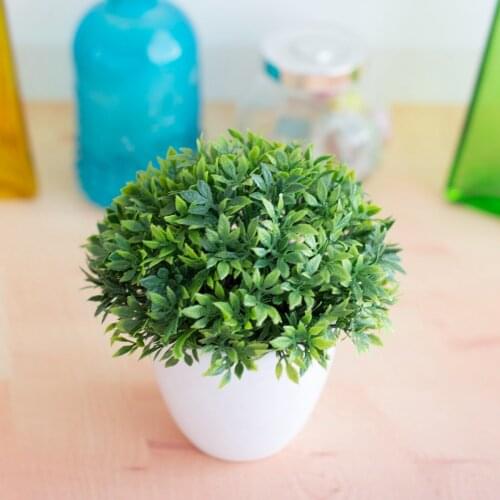 1pc Artificial Plants Bonsai Small Tree Pot Plants Fake Flowers Potted Ornaments For Home Decoration Hotel Garden Decor Bonsai