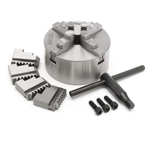K12-125 125mm 4 Jaw Self Centering Lathe Chuck with Key