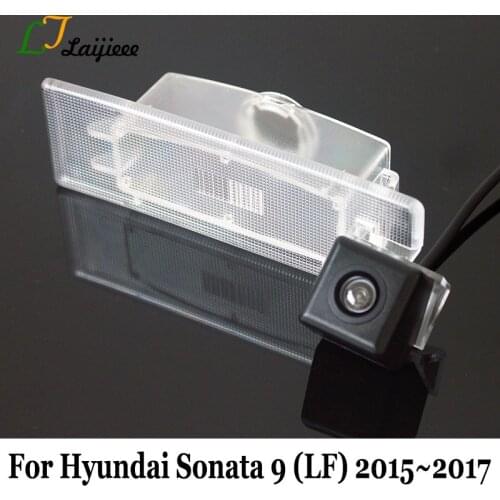 Reverse Camera For Hyundai Sonata 9 LF 2015 2016 2017 Pre-facelift / With Power Relay HD CCD Night Vision Auto Rear View Camera