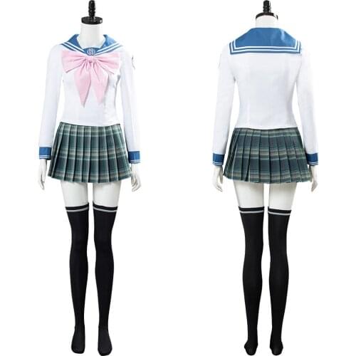 Danganronpa 3 SAYAKA MAIZONO Cosplay Costume Women Uniform Dress Outfits Halloween Carnival Costumes