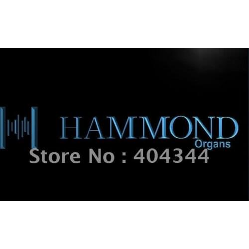 LF091- Hammond Organs Keyboards Speaker LED Neon Light Sign home decor crafts